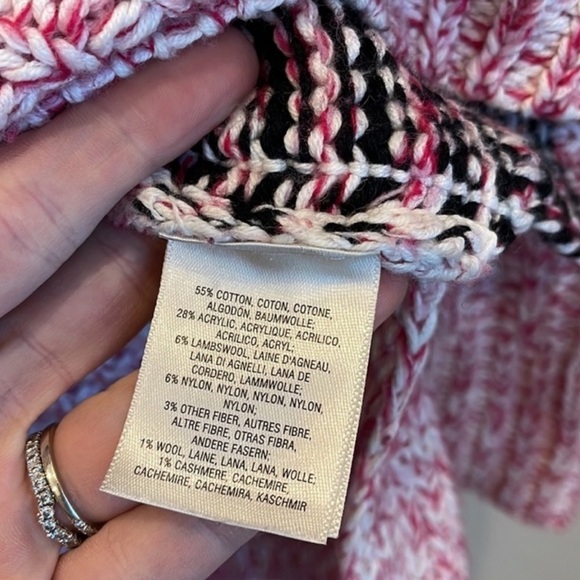 Anthropologie Sparrow Wool Blend Marled Cowl Neck Sweater Size Small - Picture 9 of 11